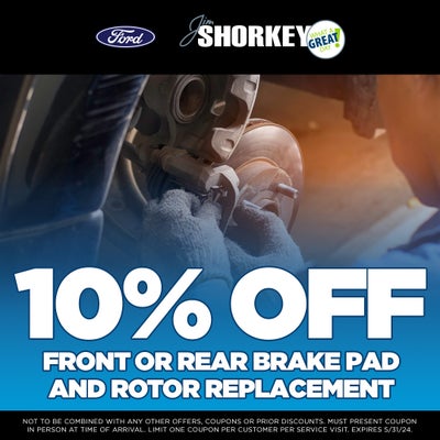 10% OFF Front or Rear Brake Pad